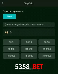 deposits 5358 BET
